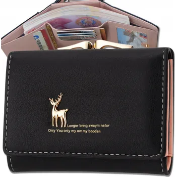 Peněženka EdiBazzar peněženka eko kůže černá - dámská