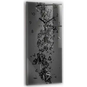 Hodiny Nástěnné hodiny Wallfluent černé 30 cm