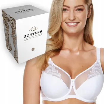 Podprsenka Gorteks podprsenka s polovyztuženými košíčky bílá velikost 75G