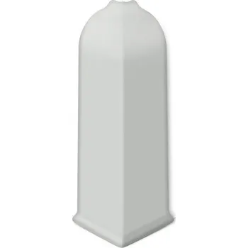 soklová lišta Afirmax Roh k liště světle šedá