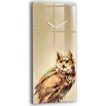 Hodiny Nástěnné hodiny Wallfluent hnědé 30 cm