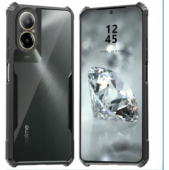 Pouzdro na mobilní telefon Zadní Kryt BBE CASE pro realme C67 průhledné