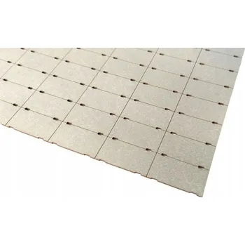 Modelová železnice H0 - Betonové silniční panely, natřené, 70 kusů