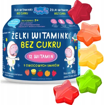 Bonbon Želé bonbóny Vitamínky Bez Cukru Peppa | Domowa Apteczka