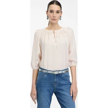 Dámská halenka Světle růžová halenka s tříčtvrtečním rukávem Orsay modrá | růžová 3500237