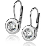 Šperky4U Stříbrné náušnice se zirkonem - ZB3659