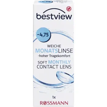 Kontaktní čočky Best View Měsíční kontaktní čočky -4,75