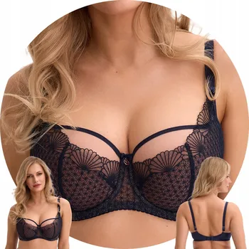 Podprsenka Gaia podprsenka s polovyztuženými košíčky modrá velikost 70G