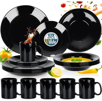 Talíř Jídelní servis Vilde 24 ks