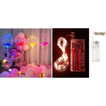 Vánoce Dekorativní světýlka na drátku 30 LED 3 m ČERVENÁ (na baterie)