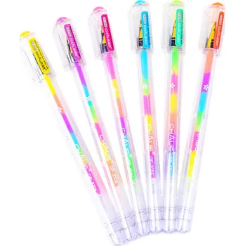 Kuličkové pero s barevnou náplní 14,5 cm - 1 ks