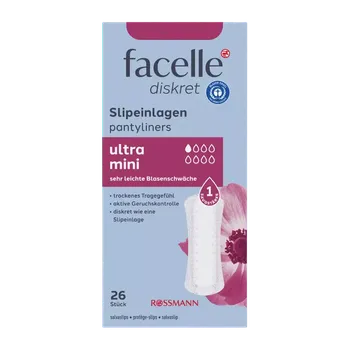 Menstruační vložka facelle Inkontinenční slipové vložky Ultra Mini 26 ks