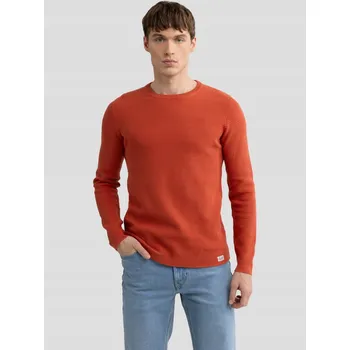 Pánská móda Big Star svetr oranžový kulatý velikost L