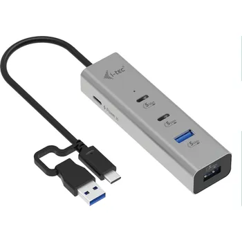 USB hub i-tec Universal Charging Metal HUB 2x USB-C + 2x USB-A Port, PD 85W