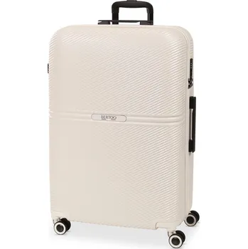 Cestovní kufr BERTOO Monza - ivory 99 l, 76x50x29 cm, XXL