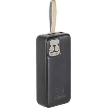 Powerbanka Riva Power VA2585 powerbanka Quick Charge 20W s LDC displejem 30000mAh