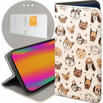 Pouzdro na mobilní telefon Flipové Pouzdro Hello Case Case pro Xiaomi 12X béžové