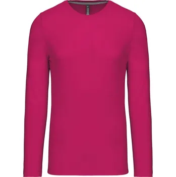 Pánské tričko Pánské triko s dlouhým rukávem Kariban Barva: Růžová, Velikost: 4XL