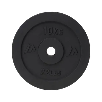 Závaží na činky MARTES ESSENTIALS POWER PLATE 10 KG M000274108 – Černá