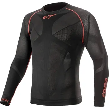 Motodoplněk Termotriko s dlouhým rukávem Alpinestars Ride Tech Summer černo-červené M/L