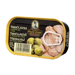 Franz Josef Kaiser - Tresčí játra ve vlastním oleji s olivou 115g 115g
