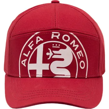 Alfa Romeo kšiltovka s velkým logem červená