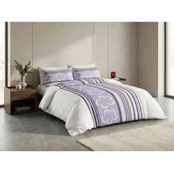 Bavlněné povlečení KELOPA fialové Rozměr povlečení: 70 x 90 cm | 140 x 200 cm