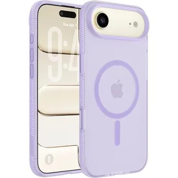 Pouzdro na mobilní telefon Belkin SheerForce Grip MagSafe kryt iPhone Air levandulový