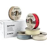 Spectrum Filament PLA specials 5x250g, mix, Stone Light, Stone Dark, Thermoactiv Red, Wood OAK, Glow Green