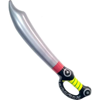 Nafukovací hračka SZABLA 68 x 14 cm ŠEDÁ-ČERNÁ