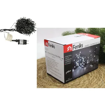 Vánoční dekorace Vánoční světla 200 LED 3,995 m (8 funkcí) – STUDENÁ BÍLÁ