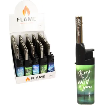 Zapalovač Zapalovač FLAME HZ8 s nápisem 12 cm - 1 ks
