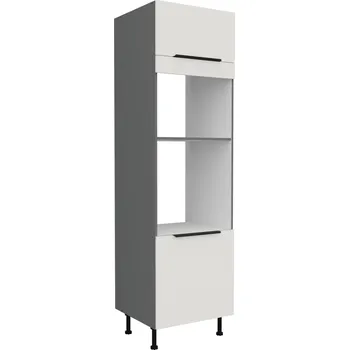 Kuchyňská skříňka Stolarz Lempert Kuchyňská skříň pro vestavné spotřebiče Aria ANT 60 DPM-210 2F Zvolte barvu dvířek: crystal white