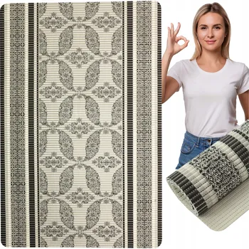 Protiskluzová podložka Koupelnová podložka do vany, sprchového koutu, rychleschnoucí pěnová s vzorem 65x100 -S