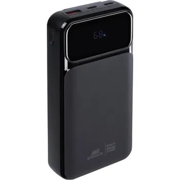 Powerbanka Riva Power VA2221 powerbanka 20000mAh QC/PD, 3 integrované kabely, černá