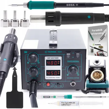 Páječka Pájecí stanice 2v1 HOT AIR s hrotem C245 TECHREBAL 706 III 720W