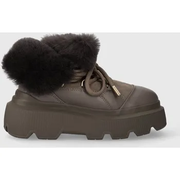 Dámská obuv Kožené sněhule Inuikii Endurance Trekking 75202.112.Taupe hnědá 88X, EUR 39
