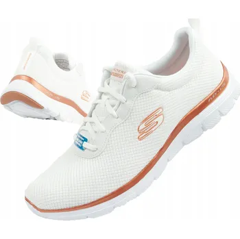 Dámské tenisky Dámské boty SKECHERS Flex Appeal 4.0 Brilliant View bílé, velikost 36 EU