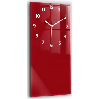 Hodiny Nástěnné hodiny Wallfluent červené 30 cm