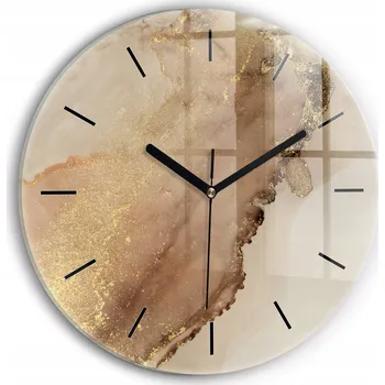 Hodiny Nástěnné hodiny Wallfluente hnědé 30 cm