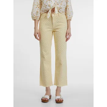 Dámské kalhoty Orsay Žluté dámské kalhoty - Dámské Orsay krémová 2691331