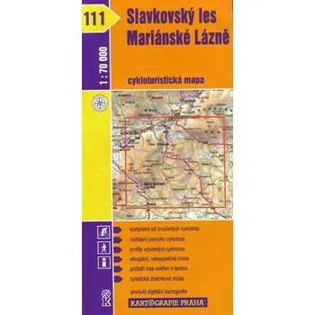 Cykloturistická mapa 111-Slavkovský les, Mariánské Lázně - 1 : 70 000 - kolektiv autorů
