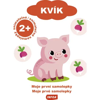 omalovánky Moje první samolepky-Kvík