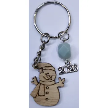 Dětské navlékací korálky Bižuterie-Klíčenka Vánoce 019