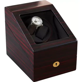 Natahovač 2 ks hodinek s úložným prostorem pro 3 ks 024RL Maroon wood display (5ks)