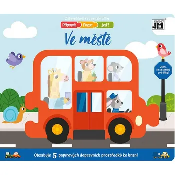 Leporelo Připravit, pozor, jeď!-Ve městě