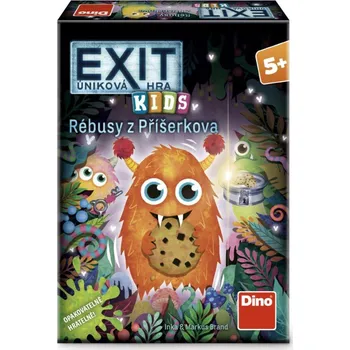Společenská hra Úniková hra Exit: Rébusy z Příšerkova společenská hra v krabici 13x18x4cm