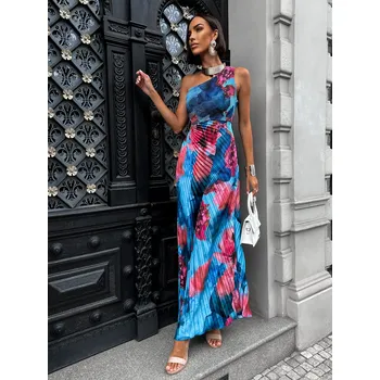 Dámské šaty Tyrkysové elegantní šaty SUNTILS Velikost: ONESIZE