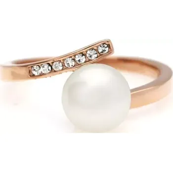 Prsten Prstýnek 8010, růžové zlacení, velikost 54 SRI.8011