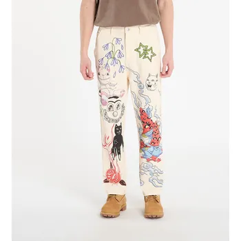 Dámské kalhoty Kalhoty RIPNDIP Travis Pants Off White M